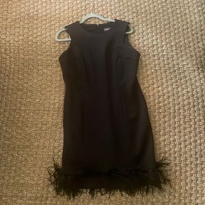 Black Feather Dress